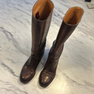 Gucci Brown Knee Boots 7